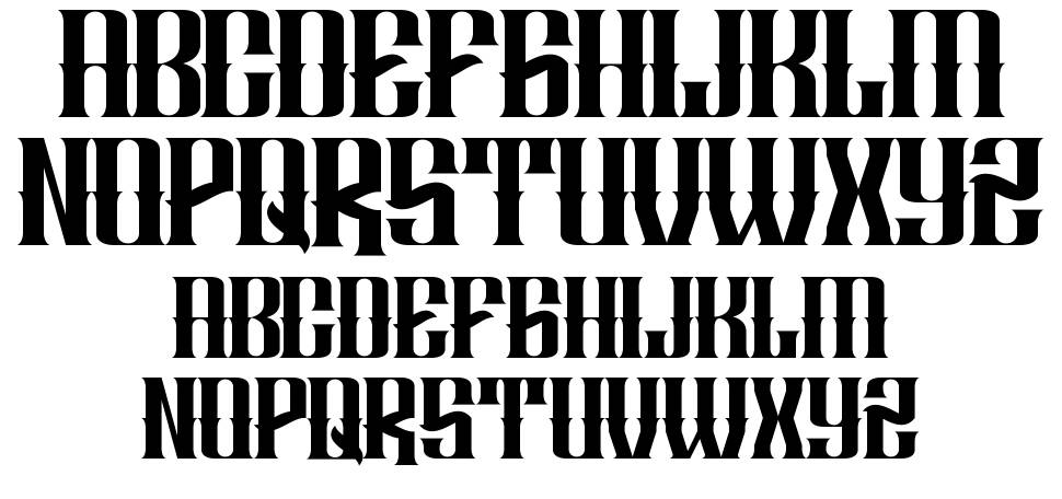 Aurilia Nurlazikana font Örnekler