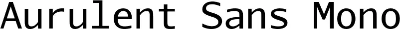 Aurulent Sans Mono