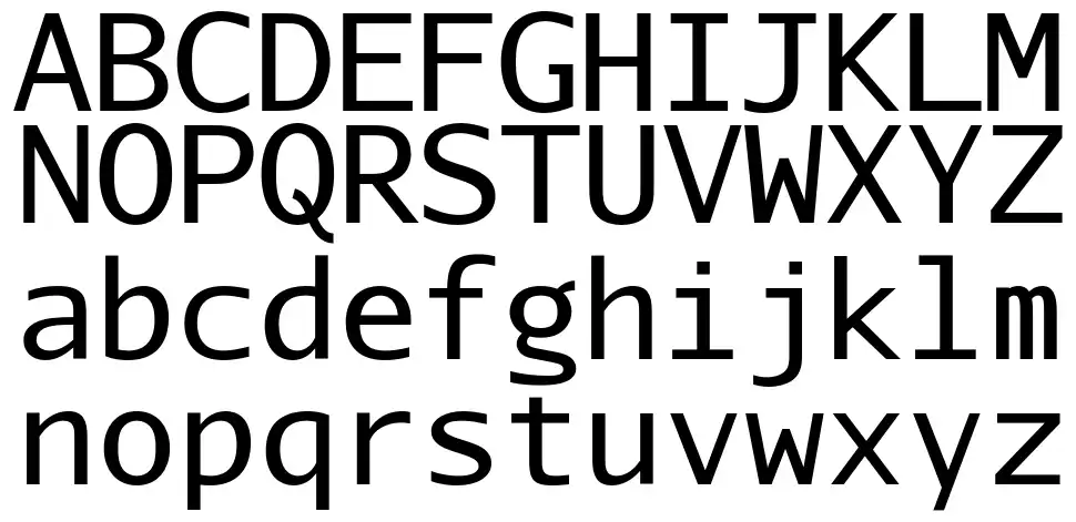 Aurulent Sans Monofont specimens
