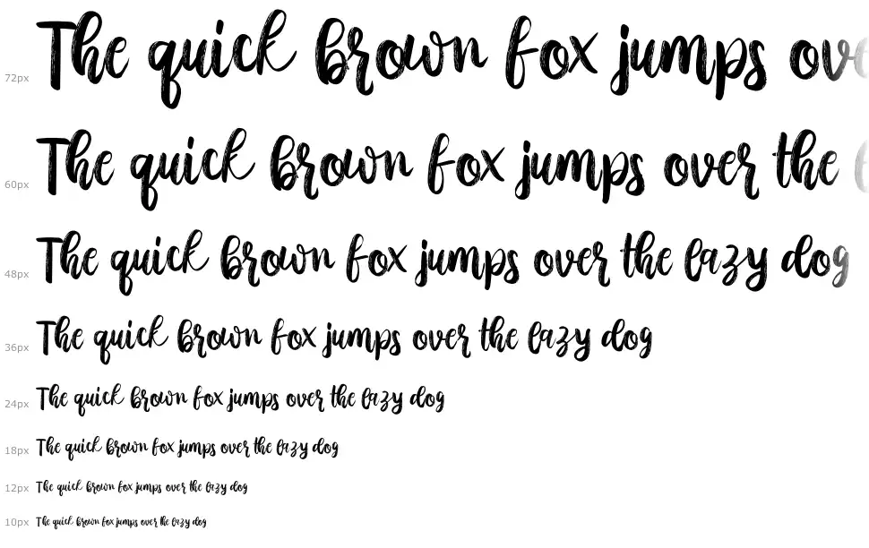 Scratch Caligraphy Fuente Austhina Brush Calligraphy Scratch diseñada por Ari Fadli