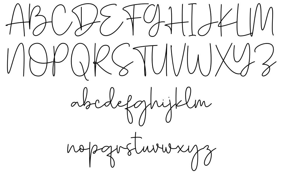 Austry Royal font Örnekler