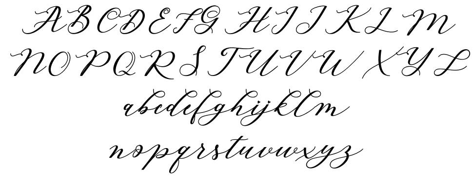 Autines Script フォント 標本
