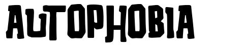 Autophobia font