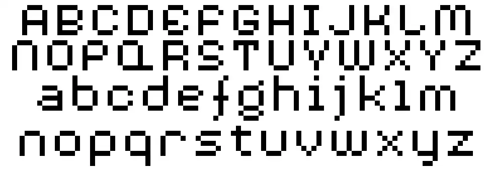Aux DotBitCfont specimens