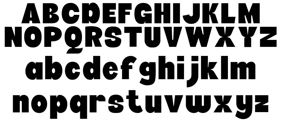 Auxiliary font specimens