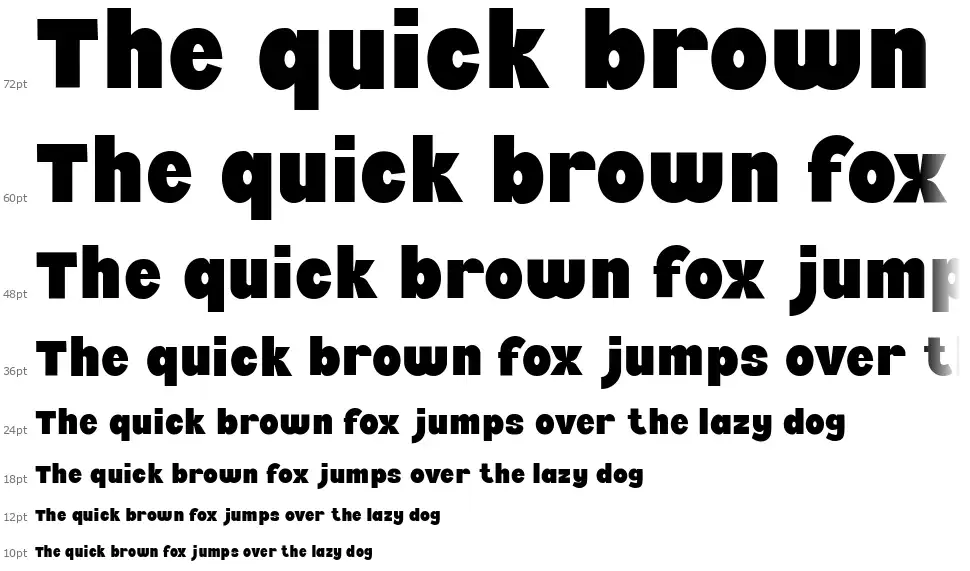 Auxiliaryfont waterfall