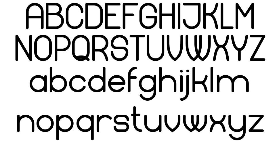 Available font specimens