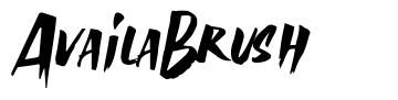 AvailaBrush font