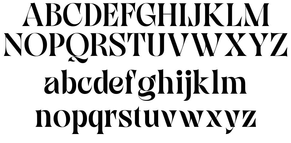 Aventi font Örnekler