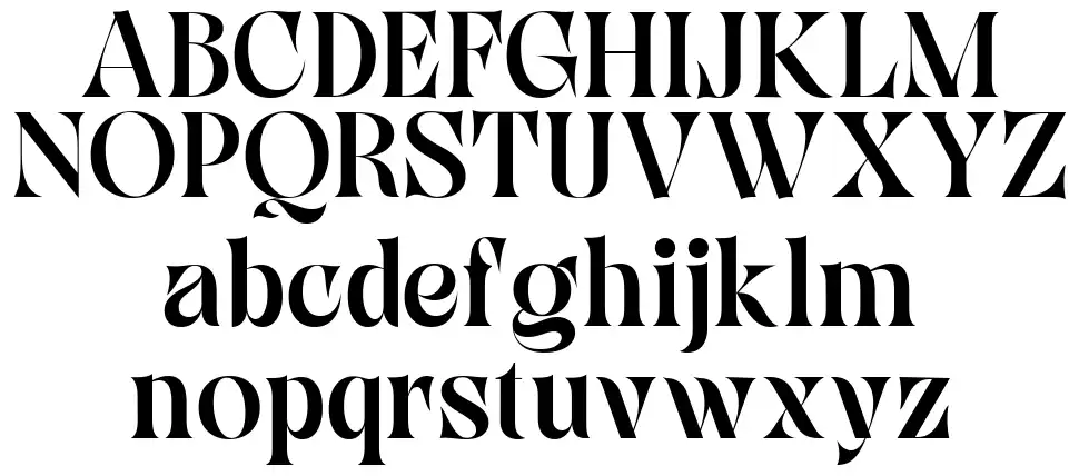 Aventi font Örnekler