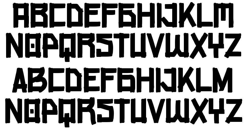 Averago font specimens