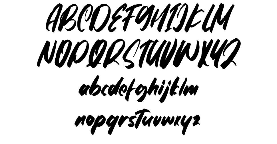 Avextur font specimens