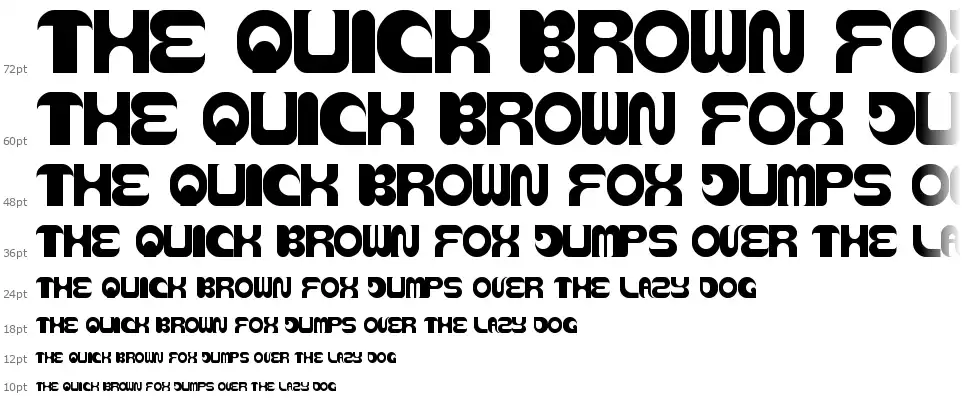 Aviatorfont waterfall