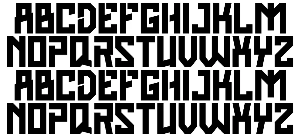 Avraam Buscha font specimens