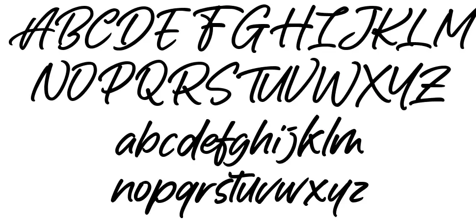 Awaking font Örnekler