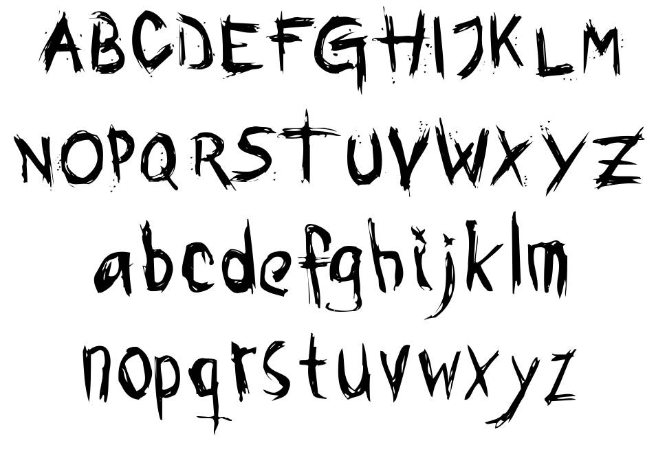 Awe font specimens