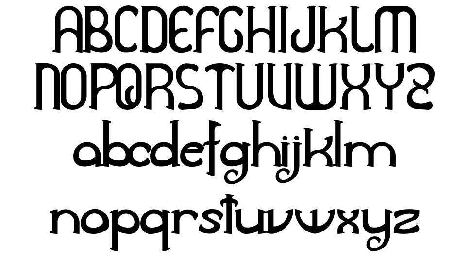 Awelita font specimens