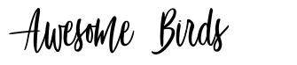 Awesome Birds font