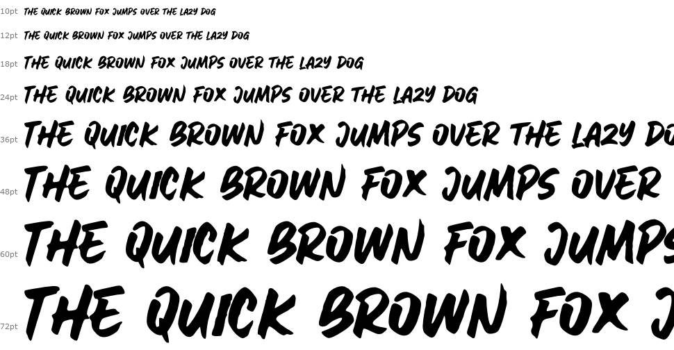 Awesome Journey font Şelale
