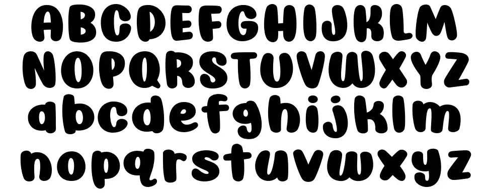 Awesome Possum font specimens