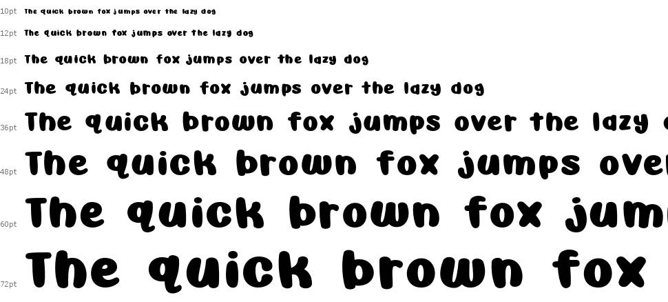 Awesome Possum font Şelale
