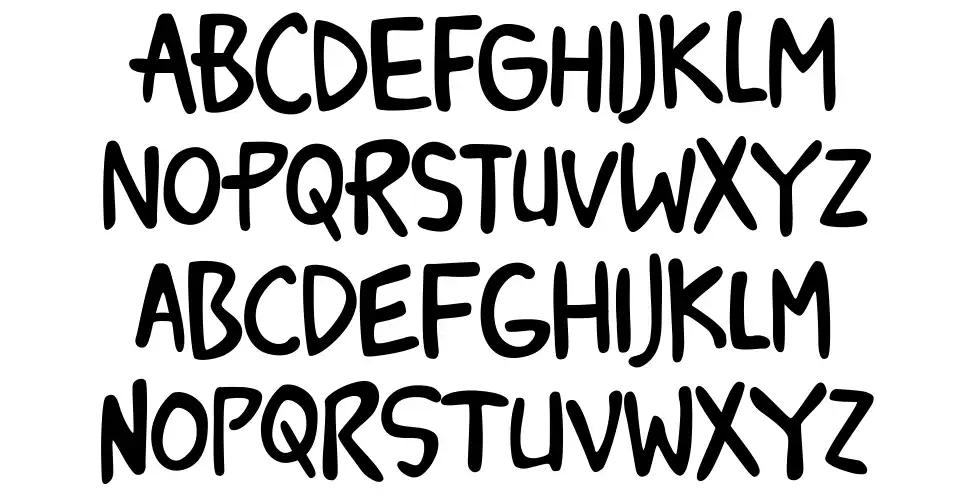 Awkward Billy Font By Alexa FontRiver