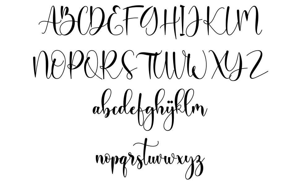 Ayalda font Örnekler