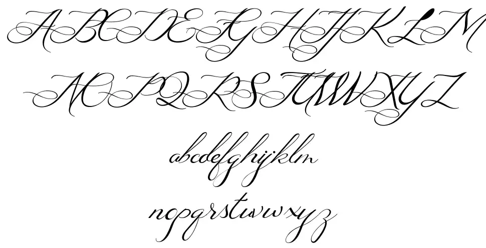 Ayana font specimens