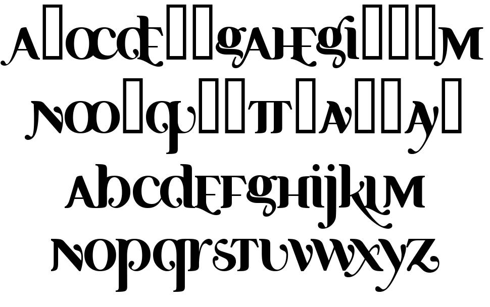 Ayosmonika 字形 标本
