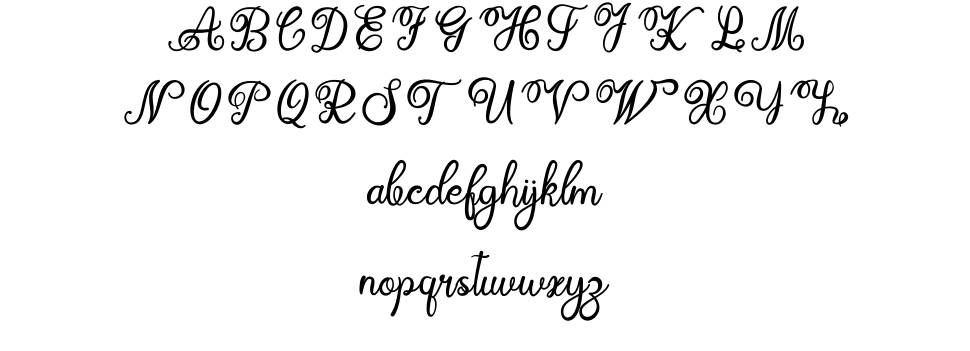 Ayushita font Örnekler