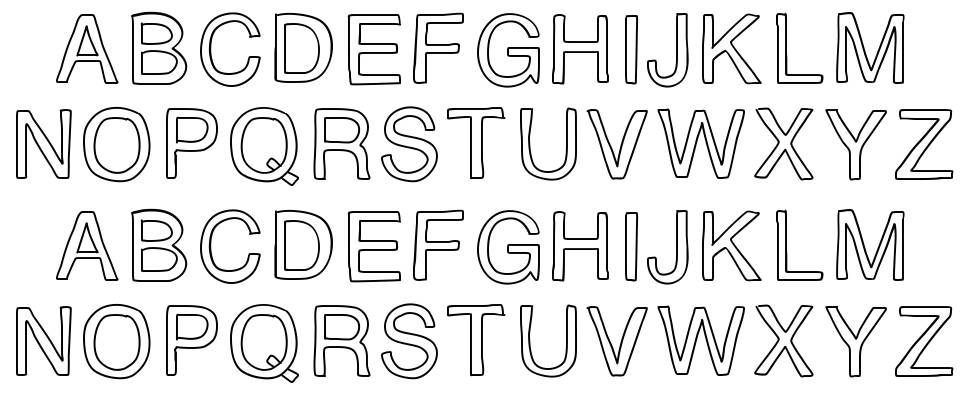 AZ font by Gaelleing | FontRiver
