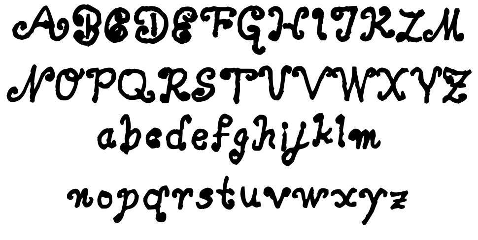 Azelea フォント 標本