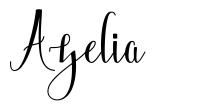 Azelia шрифт