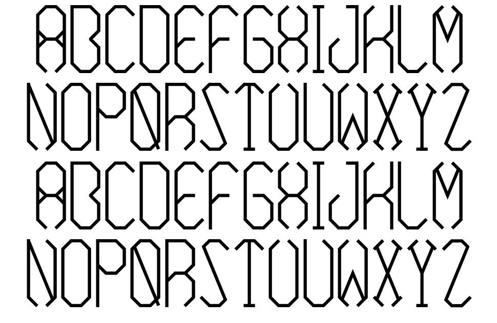 Azimuth font specimens