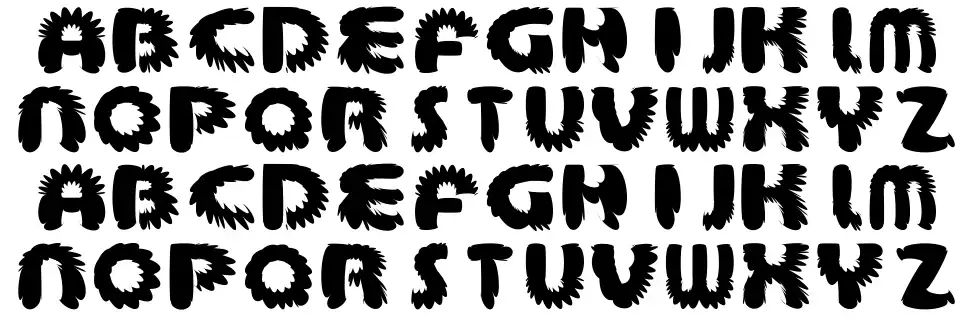 Aztec Bouffonfont specimens