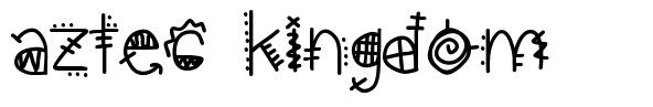 Aztec Kingdom шрифт