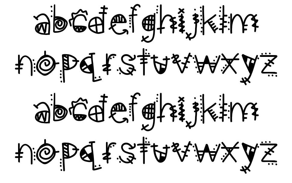 Aztec Kingdom フォント 標本