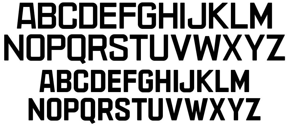AzureoN font specimens