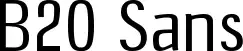 B20 Sans