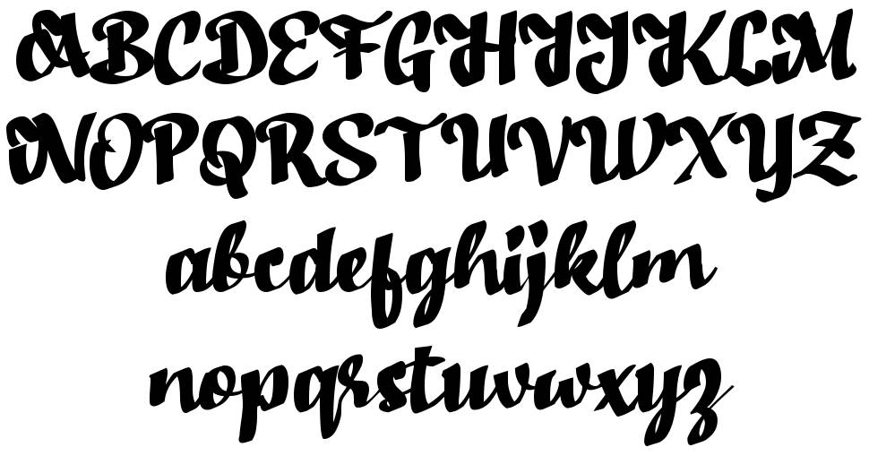 b Banyu font Örnekler