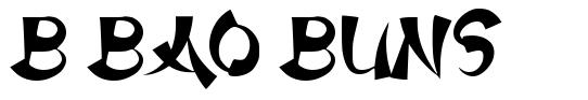 b Bao Buns font
