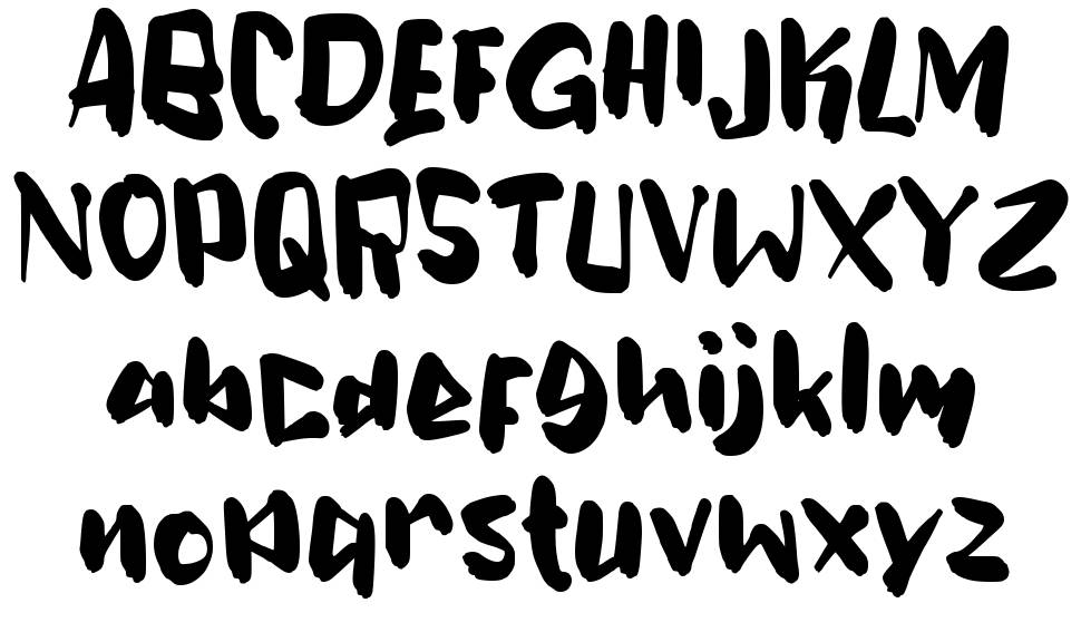 b Barefoot font specimens