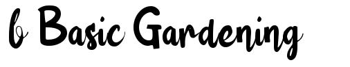 b Basic Gardening font