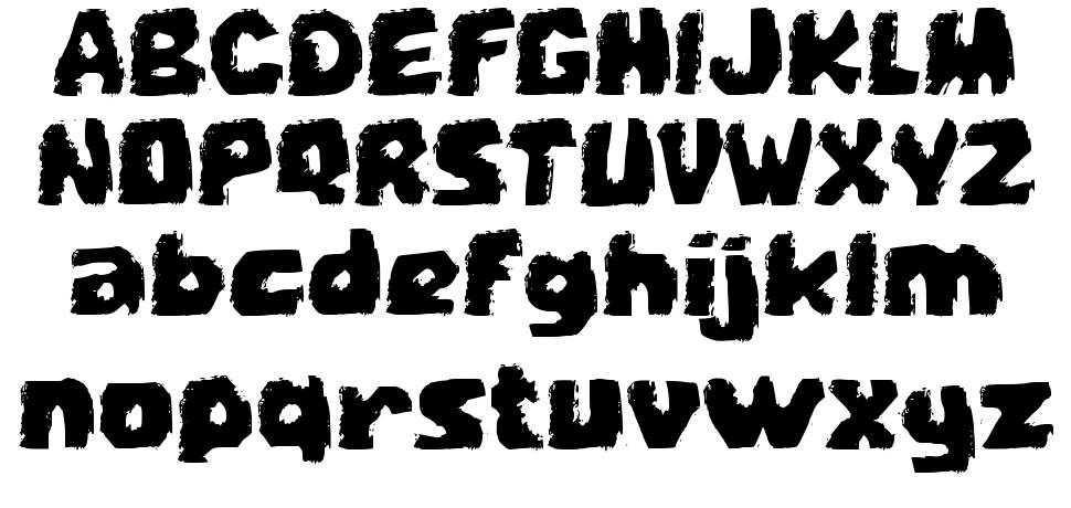b Batu Kapur font Örnekler