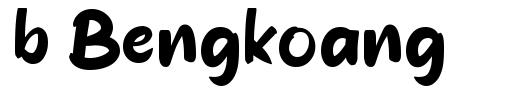 b Bengkoang font