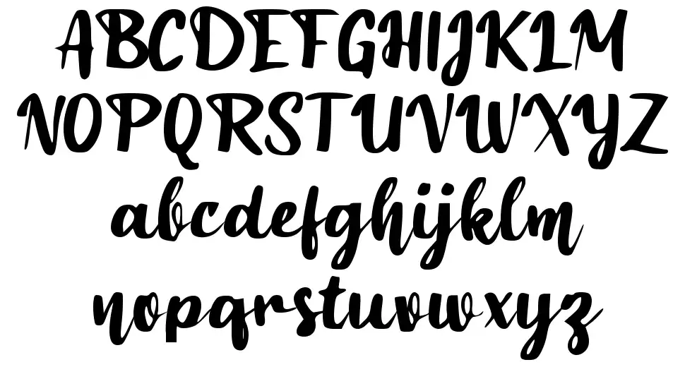 b Binder Clipfont specimens