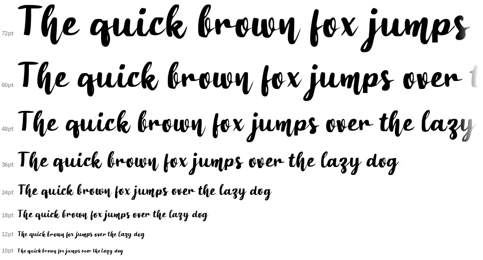 b Binder Clipfont waterfall