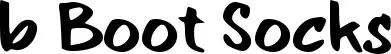 b Boot Socks