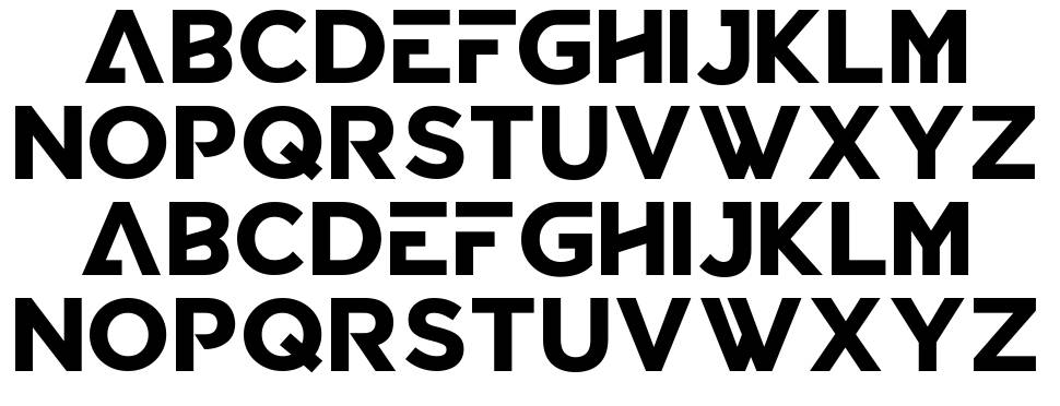 Babapro font specimens