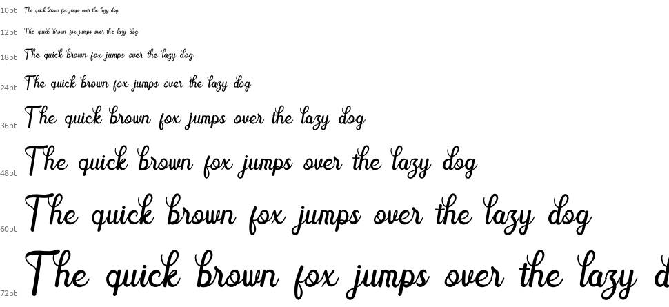 Babrune font Waterfall